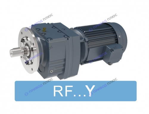 Цилиндрический мотор-редуктор R/RF167-Y315N4-132-23,71-M1-0⁰-II